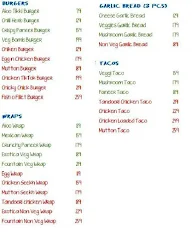 Naaka-  The Hangout Eatery menu 7