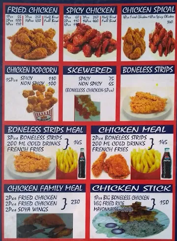 Amir Fast Food Centre menu 