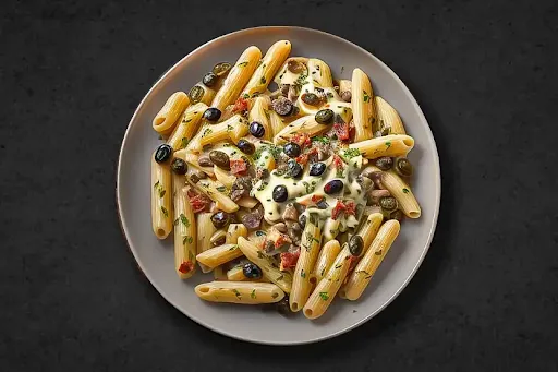 Mixed Veg White Sauce Delight Pasta