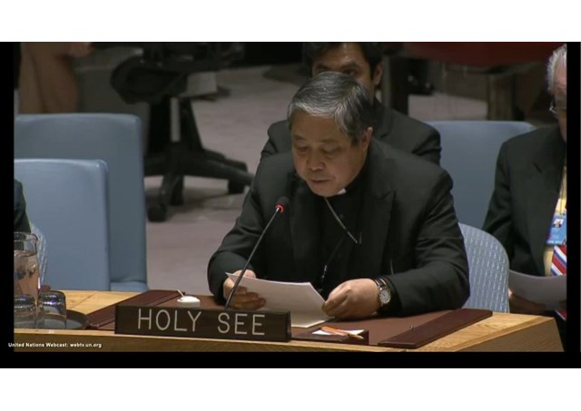 The Holy See’s Permanent Observer to the United Nations, Archbishop Bernardito Auza - RV