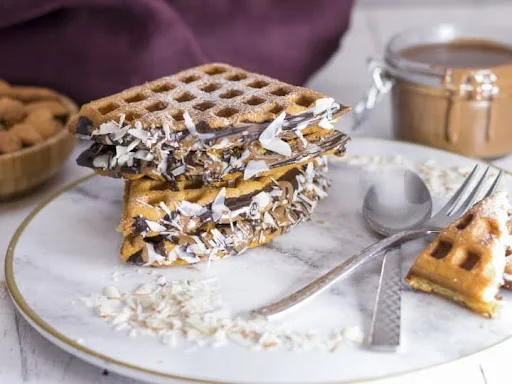 Chocolate Volcano Waffle