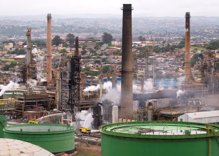 The Engen oil refinery in Durban. File photo: REUTERS/ROGAN WARD