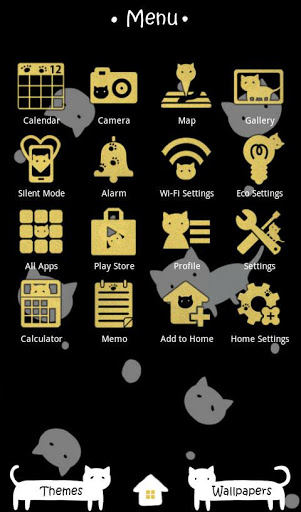 Screenshot Cute Wallpaper Dots 'n' Cats