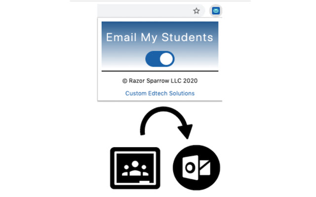 Email My Students chrome extension