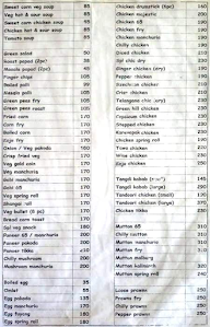 Amaravathi Restaurant & Bar menu 1