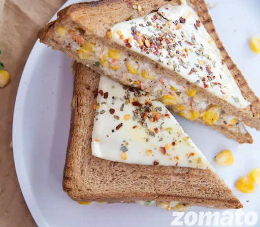 Cheesy Corn Burst Sandwich