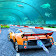 Sous l'eau Les courses Voiture Cascades Mania icon