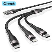 Dây Cáp Elough Sạc Nhanh Usb Loại C 3 Trong 1 Cho Điện Thoại Di Động