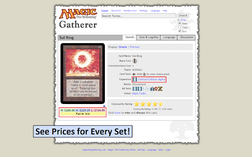 MTG Price Gatherer