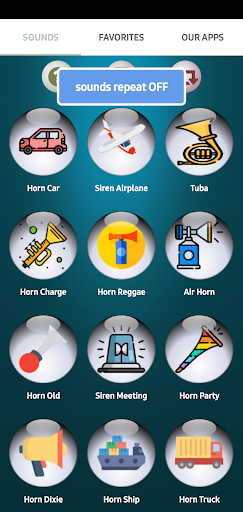 Screenshot Sirens and Horns