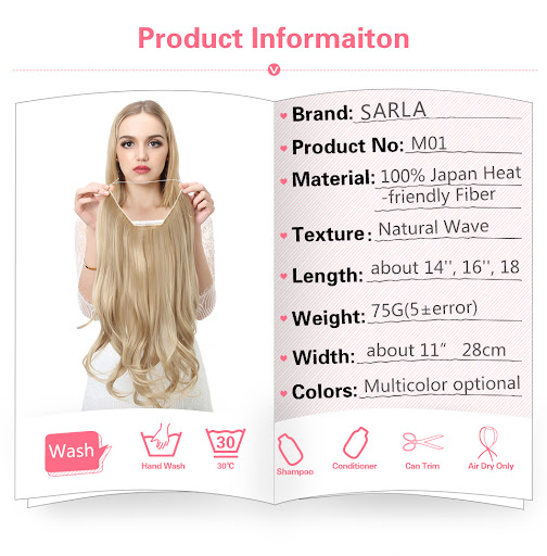 Title 1, Womens Wig Long Curly Hair Fish Line Style Che...