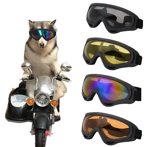 Pet Glasses Big Dog Outdoor Sunscreen Sunglasses Dustproof Waterproof Windproof Fashion Goggles People Can Also Use