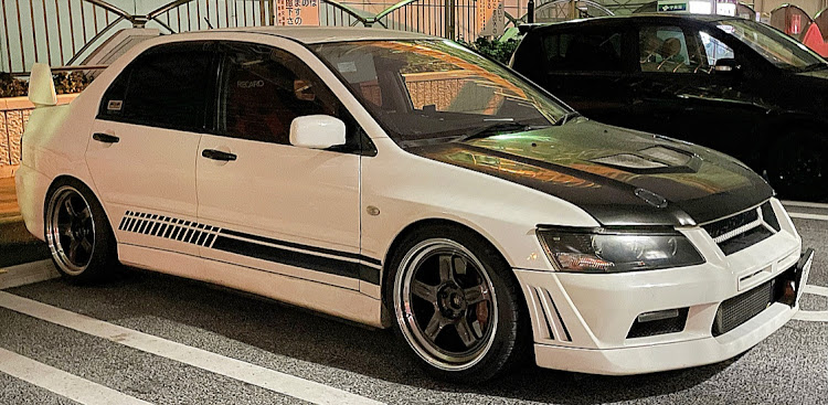ランサーエボリューションのVolk racing・不正改造車取締月間・芝浦PA・ドライブに関するカスタム事例の投稿画像1枚目