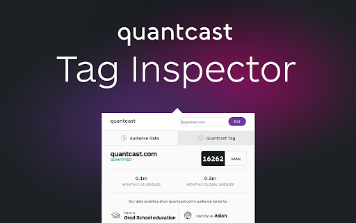 Quantcast - Tag Inspector