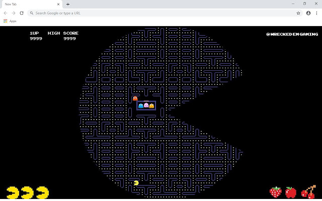 Pac-Man Wallpapers and New Tab
