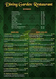 The Dining Garden Restaurant menu 2