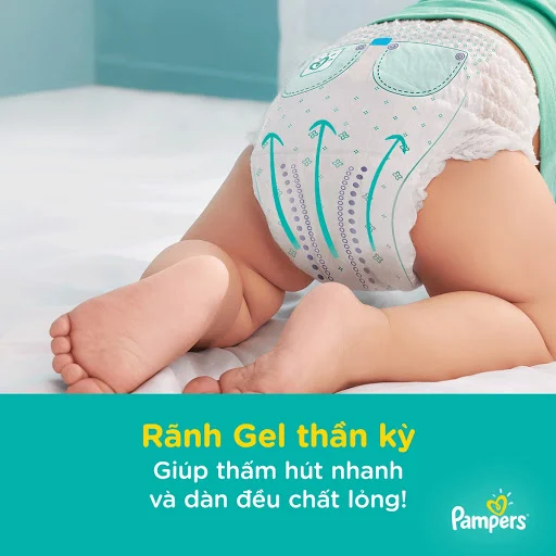 Tã bỉm quần Pampers giữ dáng gói cực đại L68 bịch 68 miếng