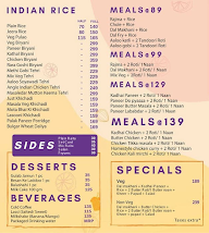 Kitchen Sutra menu 3