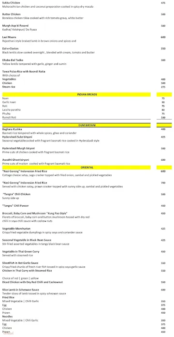 Choice 64- Clarion by Choice Hotels menu 