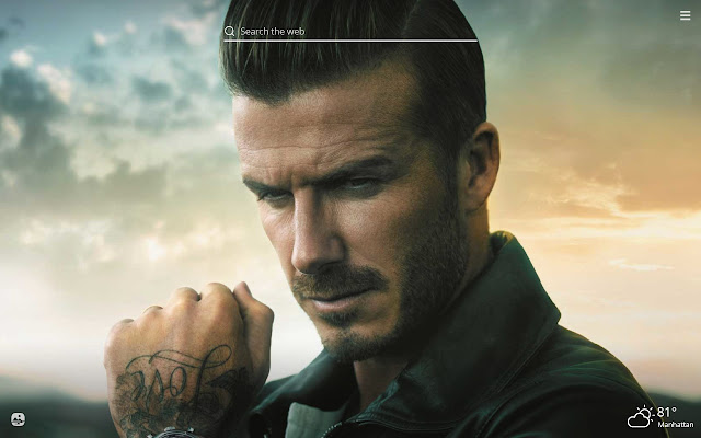 David Beckham HD Wallpapers New Tab Theme