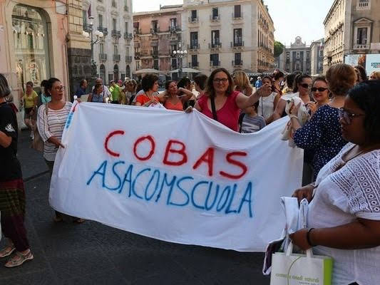 Manifestazione COBAS ASACOM scuola