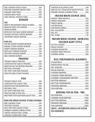 Mariner's Kitchen menu 3