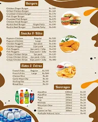 Mr Foody menu 3