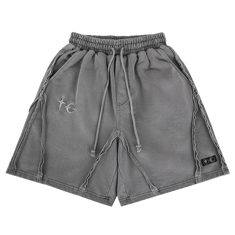 Retro Wash Sports Knee Length Shorts All-Matching Loose Comfortable Versatile Shorts for Everyday Wear. Perfect for a Ca