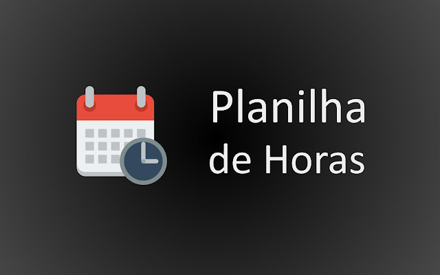 Planilha de Horas chrome extension