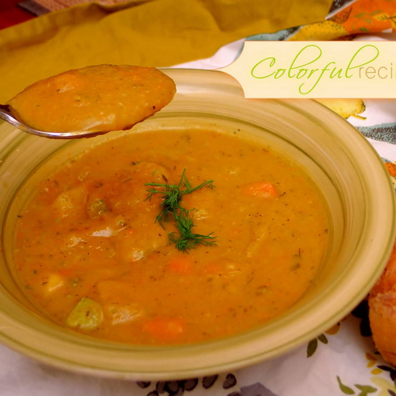 Carrot Potato Zucchini Soup