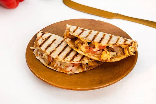 Pulled Cheesy Chicken Quesadilla