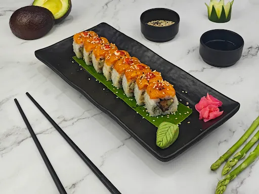 Salmon Volcano Roll