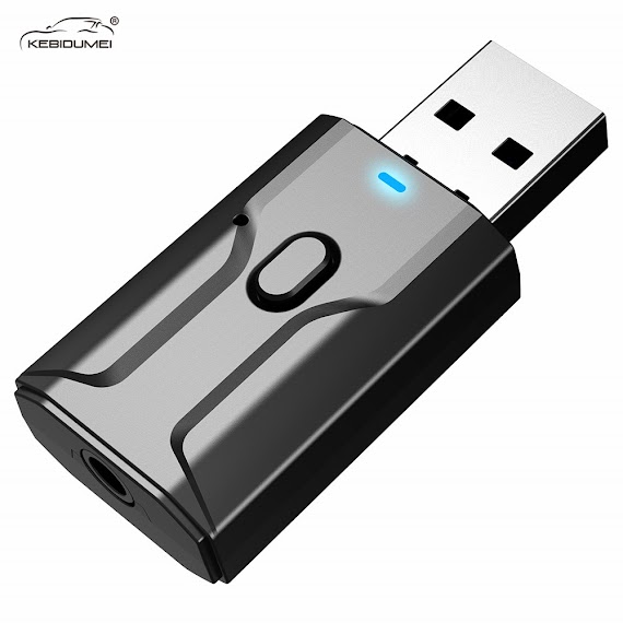 Bộ Thu Phát Âm Thanh Bluetooth Kebidumei Usb Kết Nối Bluetooth 5.0 Không Dây 4 Trong 1