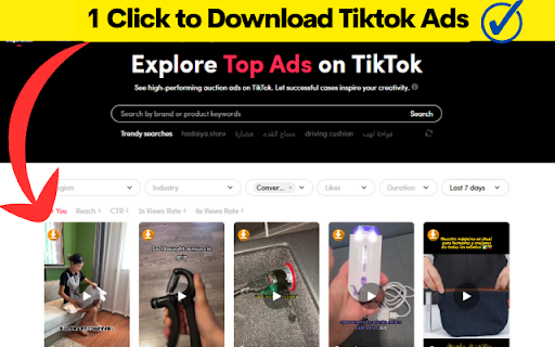 TikNoMark; Download Tiktok Ad Videos without Watermark and with One Click!