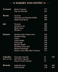Fonce Chocolatier menu 3