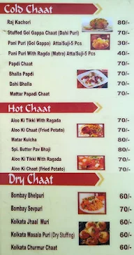 Rasili Chaat menu 2