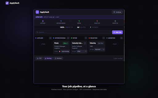ApplyVault screenshot 1