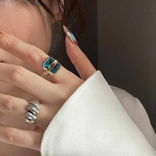 Title 3, Luxury Sterling Silver Thai Silver Vintage Ring...