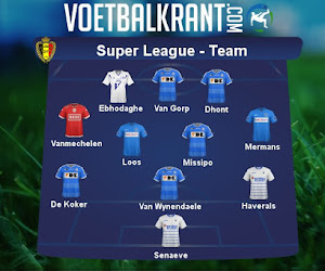 Ons team van de week in de Super League: Gent hofleverancier, ook Standard, Tienen, Heist en Genk hebben beet