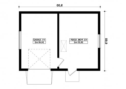 G154 - Rzut parteru