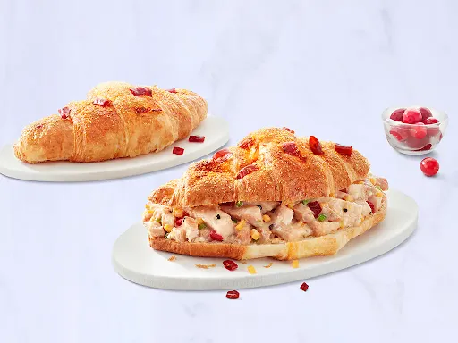 Smoked Chicken And Cranberry Croissant