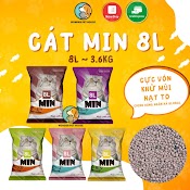 Cát Min 8L Vệ Sinh Cho Mèo Nhật Bản Vón, Khử Mùi Tốt