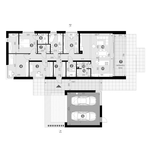 New House 715 G2 - Rzut parteru