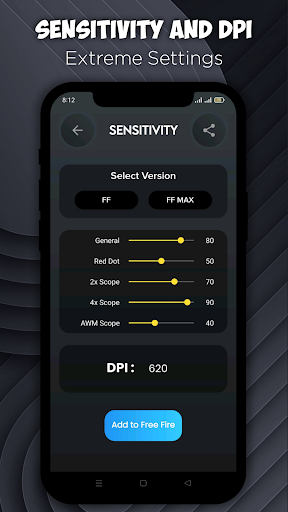 10X Fire GFX Sensitivity Tool