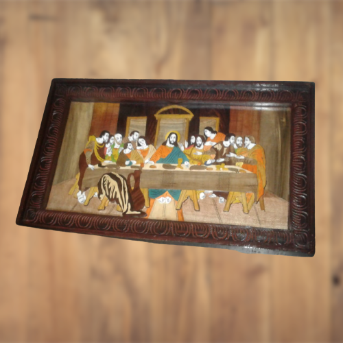 Handpainted Wooden Photo Frame