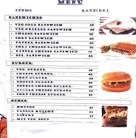 D.K Confectionery menu 1