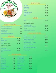 Vishwajith Food Centre menu 1