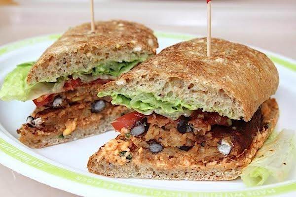 Spicy Black Bean and Lentil Burgers_image