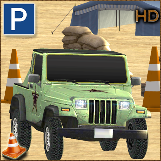 Parking voiture Armée 3D Game icon