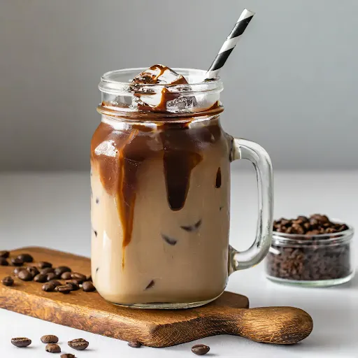 Mocha Cold Coffee [450 Ml, 1 Mason Jar]